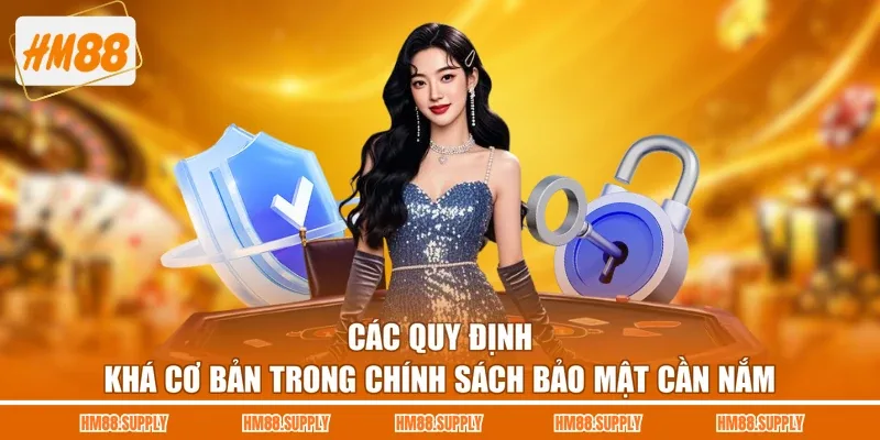 Các quy định khá cơ bản trong chính sách bảo mật cần nắm