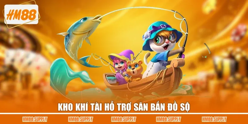 Kho khí tài hỗ trợ săn bắn đồ sộ 